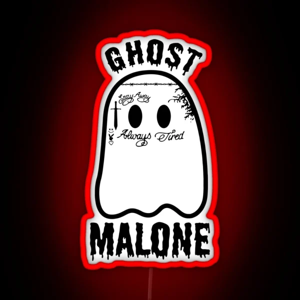 Ghost Malone RGB Neon Sign