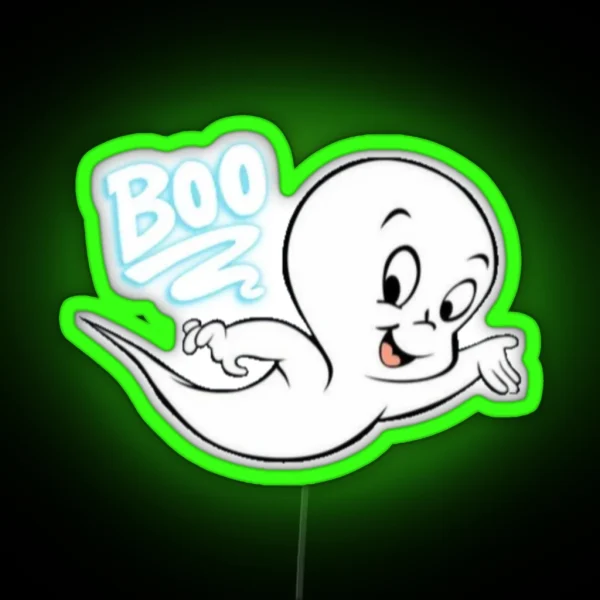 Ghost Of Disapproval Graphic Led Dress RGB Neon Sign
