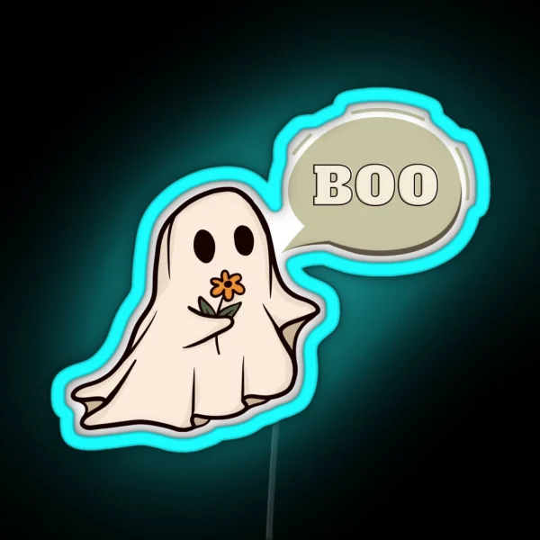 Ghost Of Disapproval RGB Neon Sign