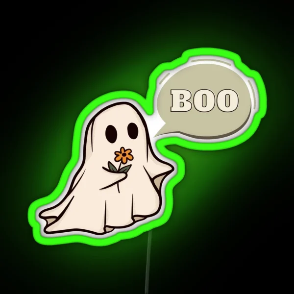 Ghost Of Disapproval RGB Neon Sign