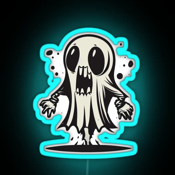 Ghost Of Disapproval RGB Neon Sign
