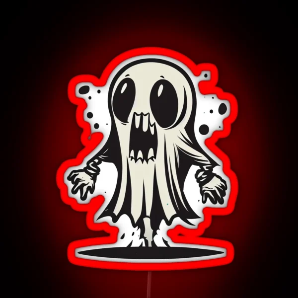 Ghost Of Disapproval RGB Neon Sign