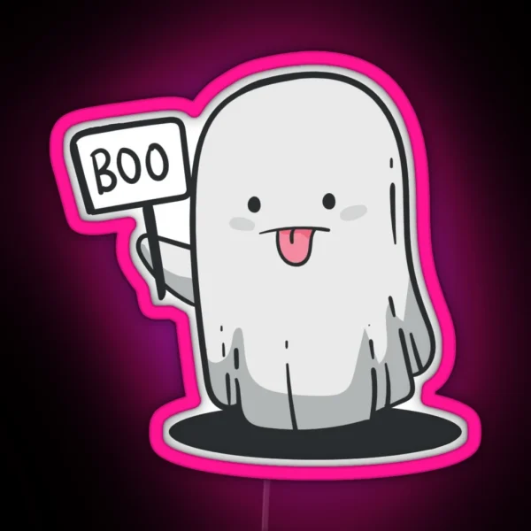 Ghost Of Disapproval RGB Neon Sign