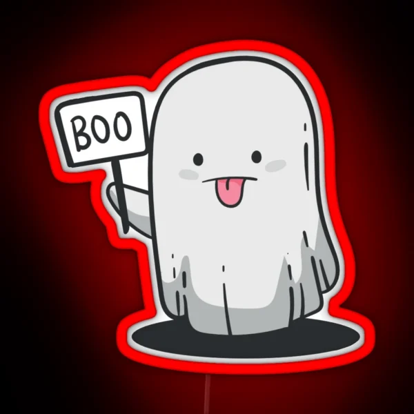 Ghost Of Disapproval RGB Neon Sign