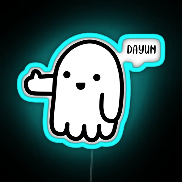 Ghost Of Heavy Approval RGB Neon Sign