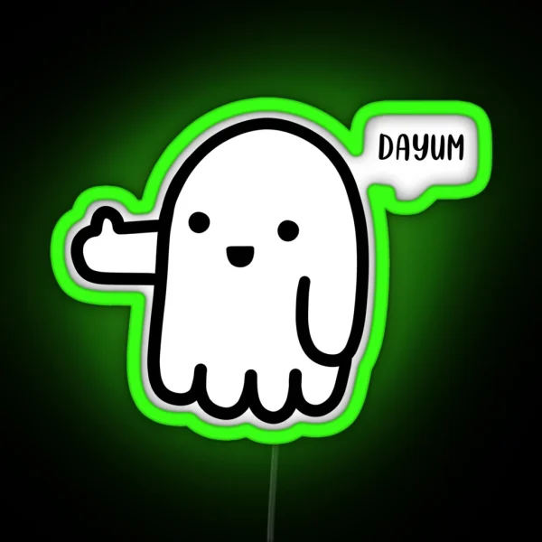 Ghost Of Heavy Approval RGB Neon Sign