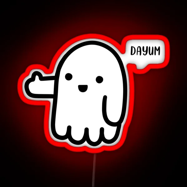 Ghost Of Heavy Approval RGB Neon Sign