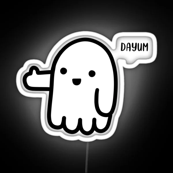 Ghost Of Heavy Approval RGB Neon Sign
