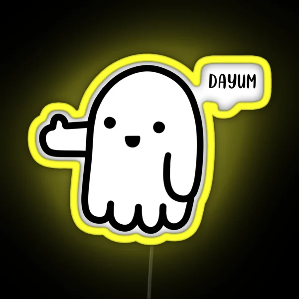 Ghost Of Heavy Approval RGB Neon Sign
