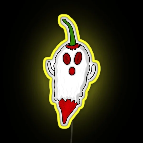 Ghost Pepper RGB Neon Sign