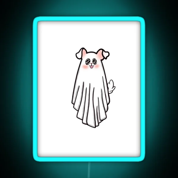 Ghost Puppy RGB Neon Sign