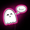 Spooky Spirit LED Display with Ghost Saying Boo Message