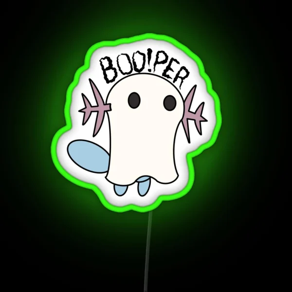 Ghost Wooper RGB Neon Sign
