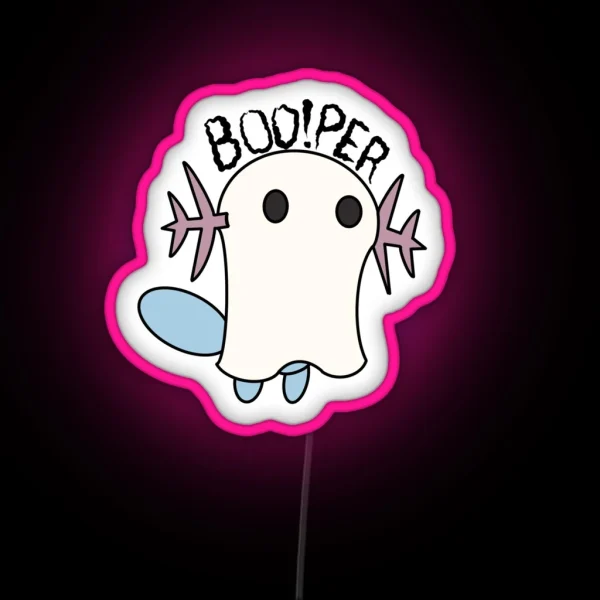 Ghost Wooper RGB Neon Sign