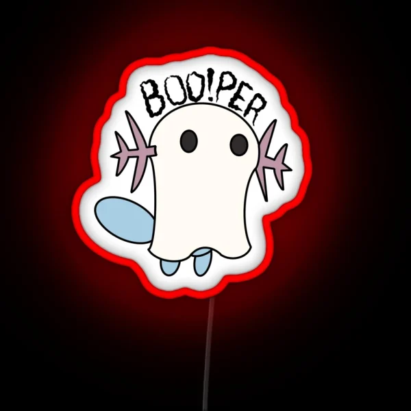 Ghost Wooper RGB Neon Sign