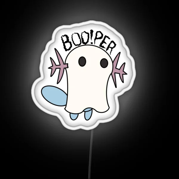 Ghost Wooper RGB Neon Sign