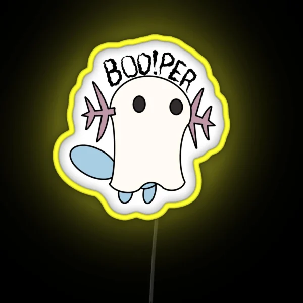 Ghost Wooper RGB Neon Sign