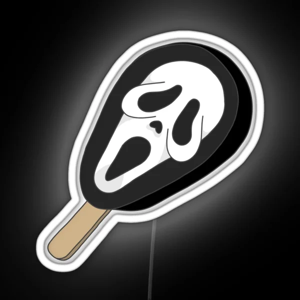 Ghostface Popsicle RGB Neon Sign