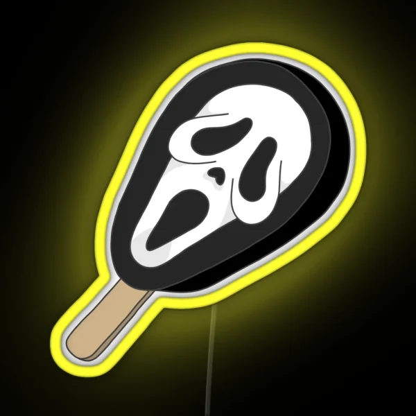 Ghostface Popsicle RGB Neon Sign