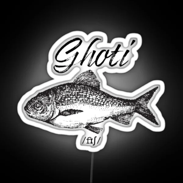 Ghoti RGB Neon Sign