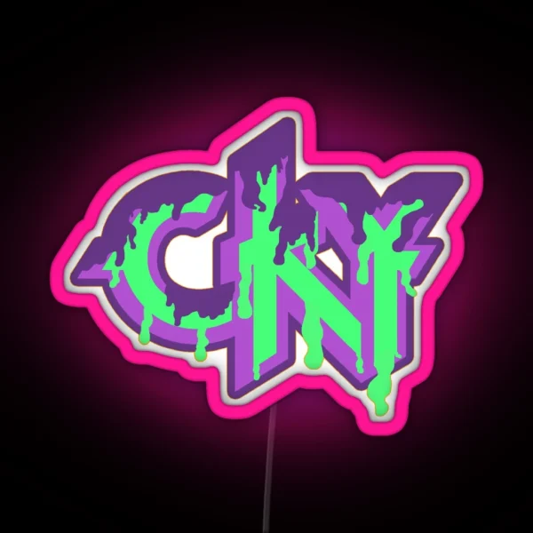 Ghoul Grumps Style CKY Logo RGB Neon Sign