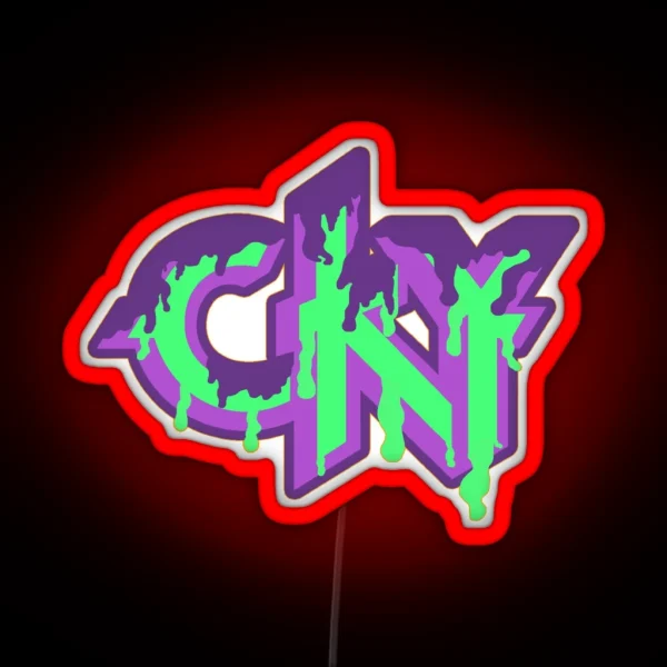 Ghoul Grumps Style CKY Logo RGB Neon Sign