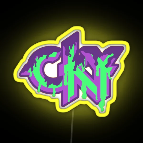 Ghoul Grumps Style CKY Logo RGB Neon Sign