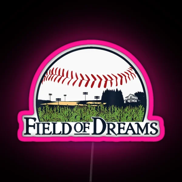 Gifts Men Field Of Baseball Dreams Softball RGB Neon Sign