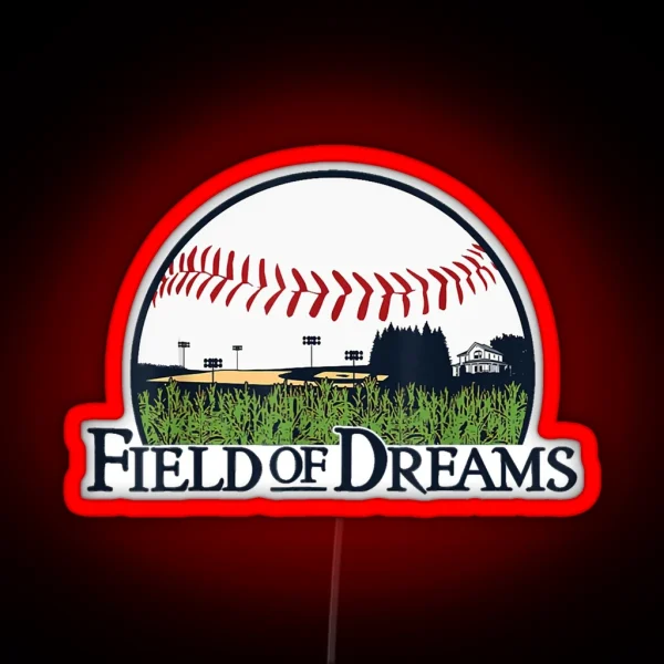Gifts Men Field Of Baseball Dreams Softball RGB Neon Sign