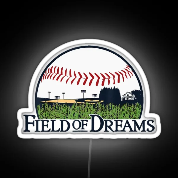 Gifts Men Field Of Baseball Dreams Softball RGB Neon Sign