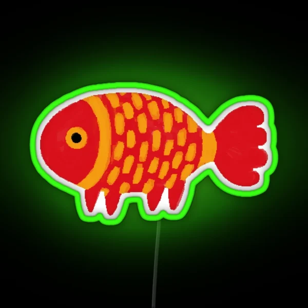 Gilded Fish RGB Neon Sign