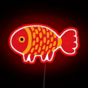 Gilded Fish RGB Neon Sign