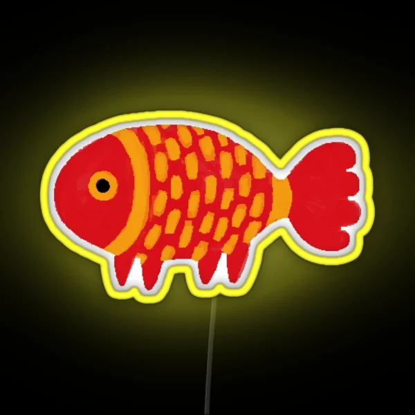 Gilded Fish RGB Neon Sign
