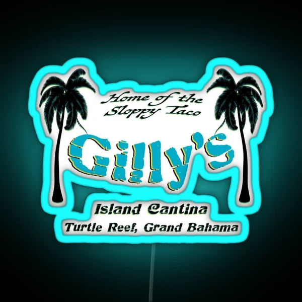 Gilly S Island Cantina RGB Neon Sign