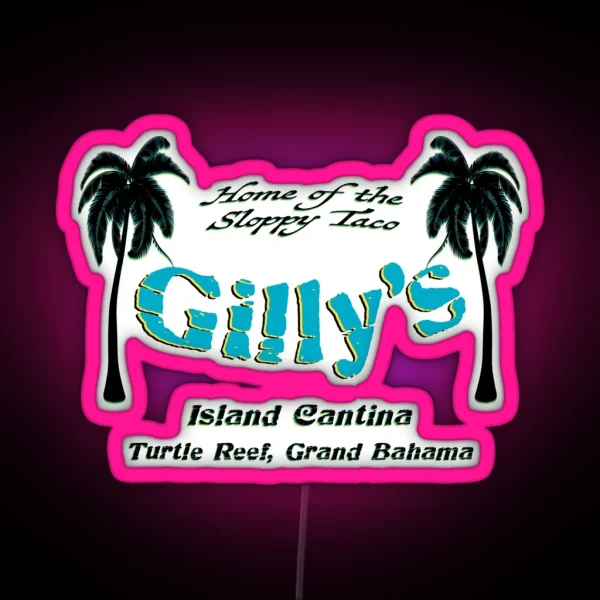 Gilly S Island Cantina RGB Neon Sign