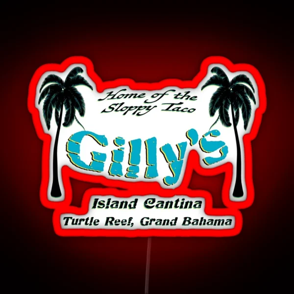 Gilly S Island Cantina RGB Neon Sign