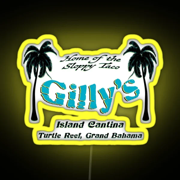 Gilly S Island Cantina RGB Neon Sign