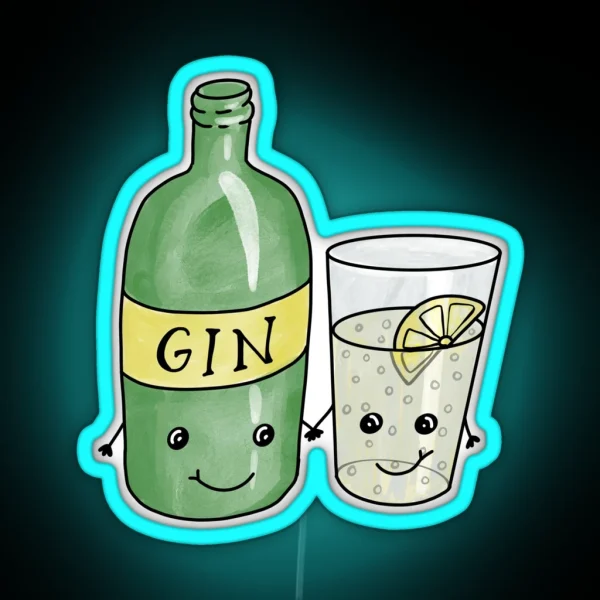 Gin And Tonic Cuties RGB Neon Sign