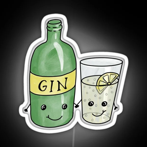 Gin And Tonic Cuties RGB Neon Sign