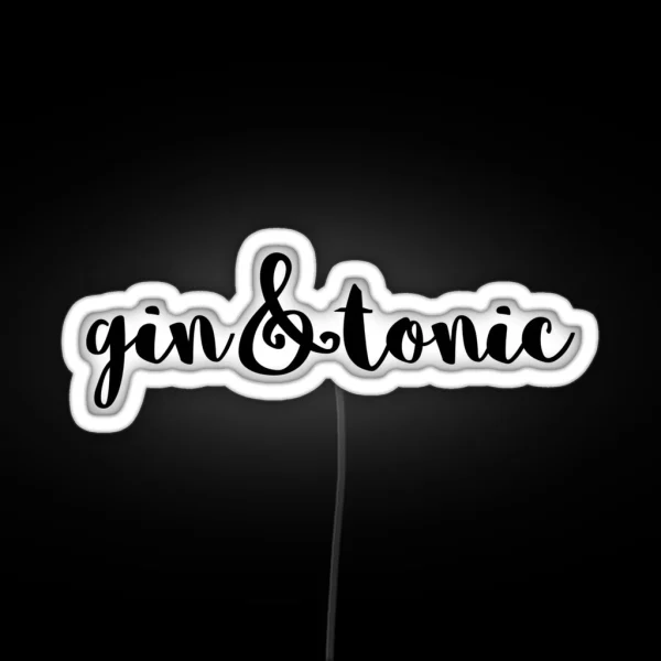 Gin And Tonic RGB Neon Sign