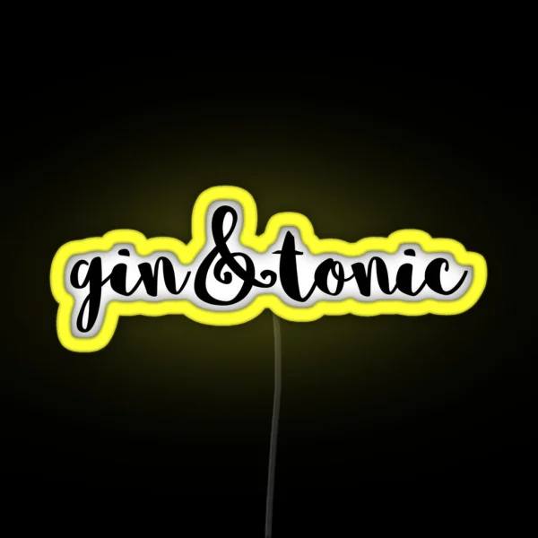 Gin And Tonic RGB Neon Sign