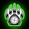Bold Berserker Tribal Neon Sign Accent Wall Decor Room Lighting