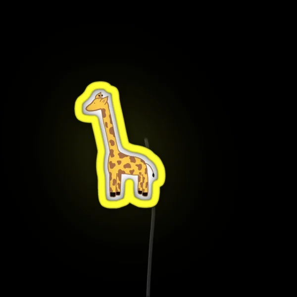 Giraffe RGB Neon Sign