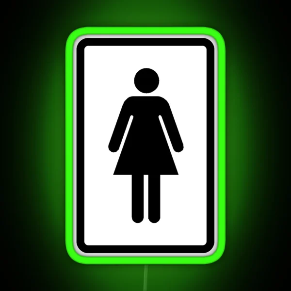 Girl Icon RGB Neon Sign