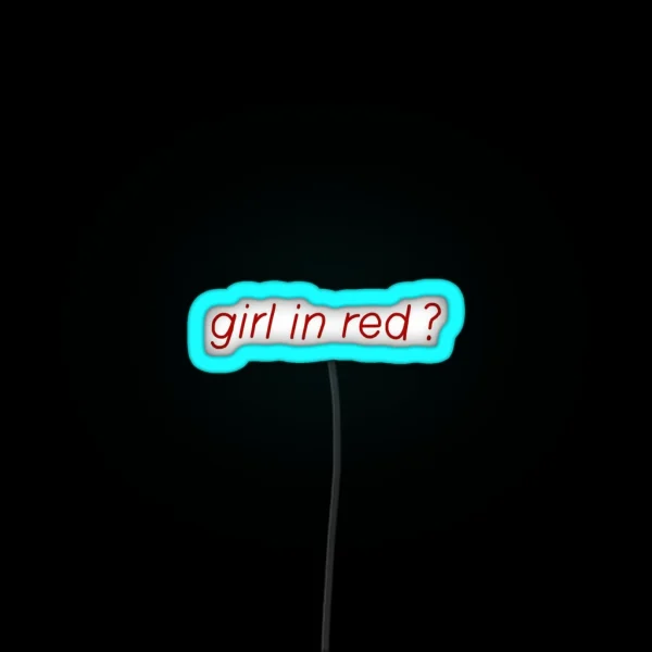 Girl In Red RGB Neon Sign
