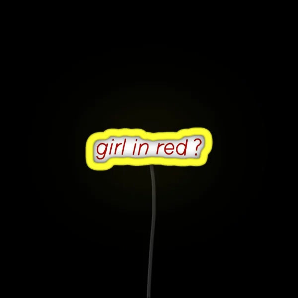 Girl In Red RGB Neon Sign
