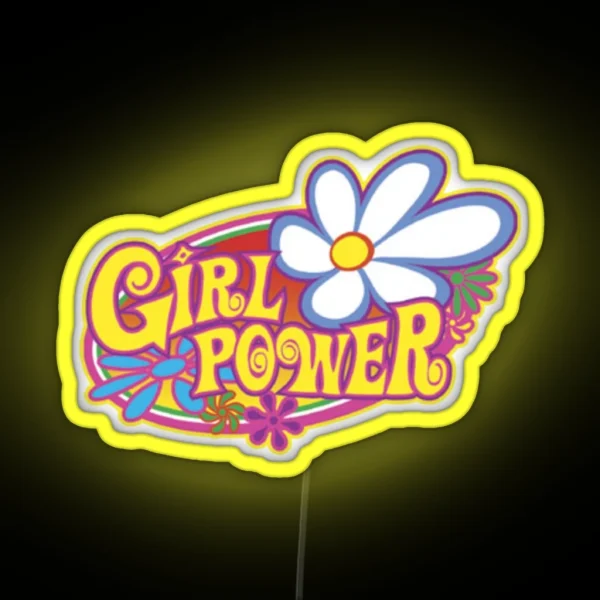 Girl Power RGB Neon Sign