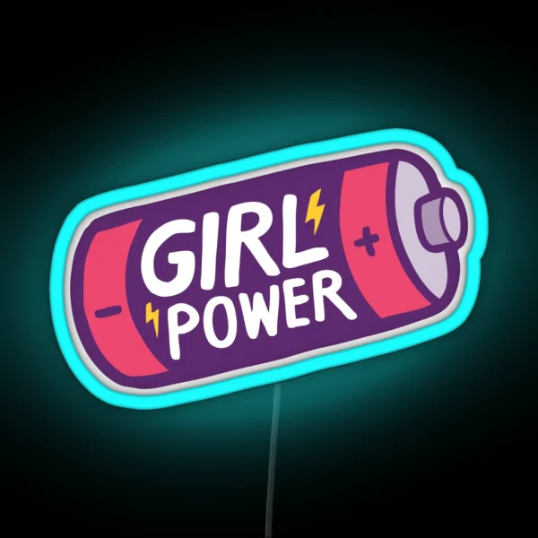Girl Power RGB Neon Sign