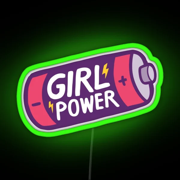 Girl Power RGB Neon Sign