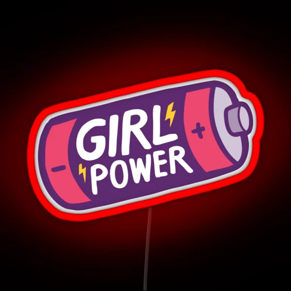 Girl Power RGB Neon Sign
